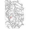 VAG VW aušinimo skysčio žarna su vožtuvu 2H0122096AN