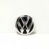 VAG VW Emblema Juoda Blizgi Poliruotas Chromas Passat Golf T-Roc Originalus 510853617