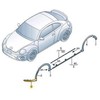 VAG VW Beetle Cabrio Cabriolet Bettle danga Satin Juodas Originali 5C58538959B9