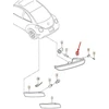 VAG VW Beetle kabrioletas 1C1 1Y7 9C1 galinis kairės pusės rūko žibintas originalus 1C0945701D