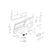 VAG VW BEETLE kabrioletas keleivio durų lango jungiklis originalus 1Y1959851A2QL