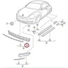 VAG VW Beetle kabrioletas Satin Juodas ventiliacijos grotelės originalios 5C1 5C7 5C5853677G9B9