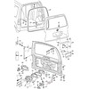 VAG VW CADDY III bagažinės užraktas K5827505 Originalus