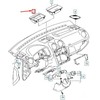 VAG VW CADDY III FURGON 2K Centrinė viršutinė prietaisų skydelio saugykla Originali 2K0858122C71N