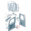 VAG VW Caddy Satin Juodas dangtelio dangtelis originalus 2K0827279A9B9