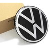 VAG VW emblema juoda chromuota (blizgi) originali 760853601EDPJ