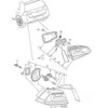 VAG VW GOLF 13-17 Vidinis galinio žibinto lemputės laikiklis dešinėje O/S RHD originalus 5G0945260A