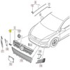 VAG VW GOLF 7 VII GTD grotelių emblema 5G0853679R Originali