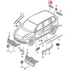 VAG VW Golf Bora Jetta Polo Basic TDI emblema Vardinė lentelė Ženkliukas originalus 3B0853675AN739