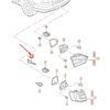 VAG VW Golf Cabriolet R32 Gti Rabbit tvirtinimo elementas originalus 1K8945300