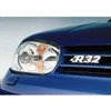 VAG VW Golf MK4 MK5 priekinės grotelės Chrome Juodas R32 emblema su ženkliuku originali 1J6853679DPWV