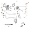 VAG VW GOLF MK6 Galinės Dešinės Vidinės Šviesos Sandariklis 5K0945192A NAUJAS ORIGINALUS