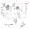 VAG VW GOLF MK6 Galinės Dešinės Vidinės Šviesos Sandariklis 5K0945192A NAUJAS ORIGINALUS