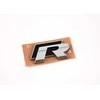 VAG VW GOLF MK6 MK7 R Chromuotas juodas ženkliukas su emblema bagažinėje originalus 1K8853675KFXC