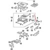 VAG VW GOLF MK6 Sėdynės bazės Bowdeno trosas originalus 1K3881341