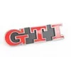 VAG VW Golf Mk7 GTI priekinių grotelių ženkliukas raudona emblema originalus 5G0853679PWYR
