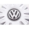 VAG VW Golf Mk7 Lieti ratlankiai Centrinė stebulė Diamonas Sidabrinis dangtelis Originalus 5G0601149YUI