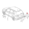 VAG VW High Chrome 2.0 TDI Inscription originalus 5TA8536752ZZ