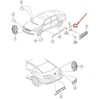 VAG VW Jetta 162 163 Juoda B-sienelės apdaila originali 5C6853289041