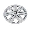 VAG "VW Jetta Mk6" 15- ratų centrinio rato dangtelis chromuotas juodas originalus 5C0601147EQLV
