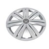 VAG "VW Jetta Mk6" 15- ratų centrinio rato dangtelis chromuotas juodas originalus 5C0601147EQLV