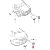 VAG VW Jetta Mk6 2010-2013 Galinė emblema su logotipu Originali 1K9853630AULM