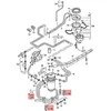 VAG VW Passat Sharan Audi 80 90 A4 S4 2 taškų laikiklis originalus 021133687A