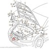 VAG VW PHAETON 3D variklio dangčio atleidimo užrakto trosas 3D2823531B Originalus