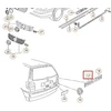 VAG VW POLO 6N Galinės bagažinės emblema ženklelis 6N0853687H739 NAUJA ORIGINALI