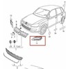 VAG VW Polo 6R Priekinio Bamperio Apatinės Grotelės Rinkinys GTI L/R 6R0853666E9B9 NAUJAS ORIGINALUS