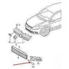 VAG VW POLO GTI 15-17 priekinio bamperio apatinės grotelės dešinės pusės apdaila gruntuota 6C0854322GRU originali