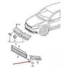 VAG VW POLO GTI 15-17 priekinio bamperio apatinės grotelės dešinės pusės apdaila gruntuota 6C0854322GRU originali