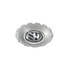 VAG VW ratų centrinis stebulės dangtelis Diamond Sidabrinis Anthracite Genuine 3C0601149ATJY