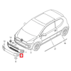 VAG Volkswagen Up 1S Ventiliacijos Grotelės Gruotuotos 2012 2016 Originalus 1S0853665FGRU