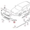 VAG VW SCIROCCO 08-14 NAUJAS ORIGINALUS PRIEKINIS BAMPERIS K/S KAIRĖS APATINĖS RŪKO GROTELĖS 1K8853665C