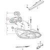 Volkswagen Scirocco 1K8 Lemputės Laikiklis Vag Originalus 1K8945257C