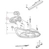 Volkswagen Scirocco 1K8 Lemputės Laikiklis Vag Originalus 1K8945257C