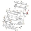 VAG VW SCIROCCO MK3 priekinis bamperis kairės pusės kreipiamasis profilis originalus 1K8807183B