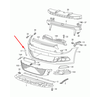 VAG VW SCIROCCO R 08-14 priekinio bamperio vilkimo kablio dangtelis originalus 1K8807241BGRU