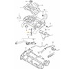 VAG VW SEAT AUDI SKODA Beetle Cabrio Cabriolet Varžtas su rutuline galvute originalus WHT002431