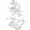 VAG VW SEAT AUDI SKODA Beetle Cabrio Cabriolet Varžtas su rutuline galvute originalus WHT002431