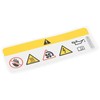 VAG VW SEAT Skoda priekinis skydelis įspėjamasis lipdukas originalus 701010002AA