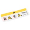 VAG VW SEAT Skoda priekinis skydelis įspėjamasis lipdukas originalus 701010002AA