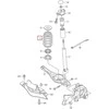 Vag Spyruoklinė Spyruoklė Volkswagen Golf Seat Leon Skoda Octavia Originalus 5Q0511115HM