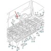 VAG VW T5 T6 sėdynės laikiklis Kairės sėdynės sutvirtinimas Lakštinis metalinis kėbulo sutvirtinimas 7H0803333 originalus