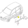 Vag Vw Tiguan 2012 2017 Durų Įėjimo R Line Sill Strip Originalus 5N0853537CHM2