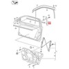 VAG VW Tiguan 5N1 5N2 juodos spalvos durų lango rėmo apdaila originali 5N0837901B041
