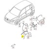 VAG VW Tiguan 5N2 ratų dangtis originalus 5N0854969H9B9