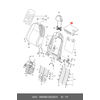 VAG VW TIGUAN Allspace MK2 priekinis dešinės pusės sandariklis, sulankstomas stalas originalus 5NN88186282V