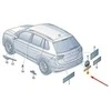 VAG VW TIGUAN emblema su užrašu Chrome Galinis originalus5NA853687H2ZZ